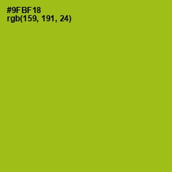 #9FBF18 - Citron Color Image
