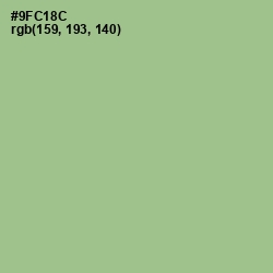 #9FC18C - Feijoa Color Image