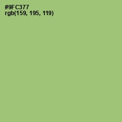 #9FC377 - Wild Willow Color Image