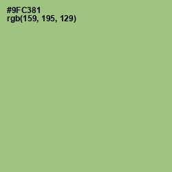 #9FC381 - Feijoa Color Image