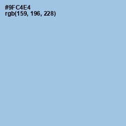 #9FC4E4 - Cornflower Color Image
