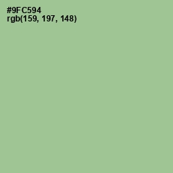 #9FC594 - Feijoa Color Image