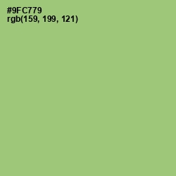 #9FC779 - Wild Willow Color Image
