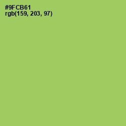 #9FCB61 - Celery Color Image