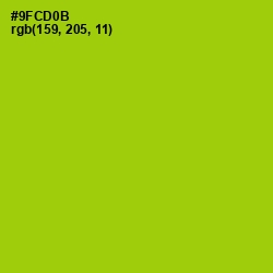 #9FCD0B - Pistachio Color Image