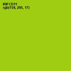 #9FCD11 - Pistachio Color Image