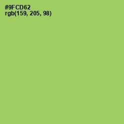 #9FCD62 - Celery Color Image