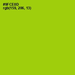 #9FCE0D - Pistachio Color Image