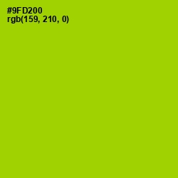 #9FD200 - Pistachio Color Image
