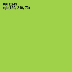 #9FD249 - Conifer Color Image