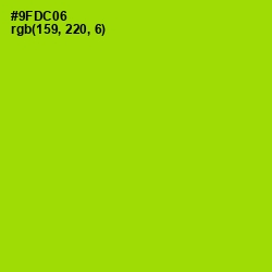 #9FDC06 - Pistachio Color Image