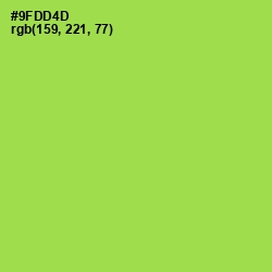 #9FDD4D - Conifer Color Image