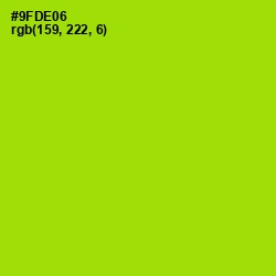 #9FDE06 - Pistachio Color Image