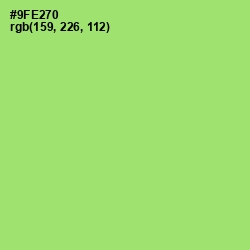 #9FE270 - Conifer Color Image