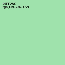 #9FE2AC - Celadon Color Image
