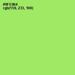 #9FE964 - Conifer Color Image