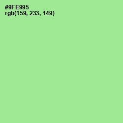 #9FE995 - Granny Smith Apple Color Image