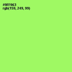 #9FF963 - Conifer Color Image