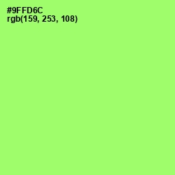 #9FFD6C - Conifer Color Image