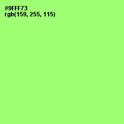 #9FFF73 - Conifer Color Image