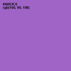 #A063C6 - Lavender Color Image