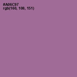 #A06C97 - Turkish Rose Color Image