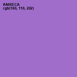 #A06ECA - Lavender Color Image