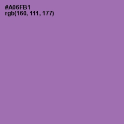 #A06FB1 - Wisteria Color Image
