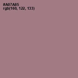 #A07A85 - Turkish Rose Color Image