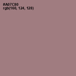 #A07C80 - Turkish Rose Color Image