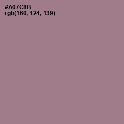 #A07C8B - Turkish Rose Color Image