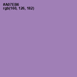 #A07EB6 - Lavender Purple Color Image