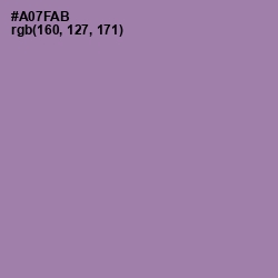 #A07FAB - Lavender Purple Color Image