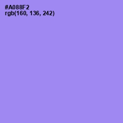 #A088F2 - Dull Lavender Color Image