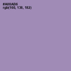#A08AB6 - Amethyst Smoke Color Image