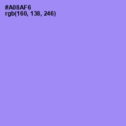 #A08AF6 - Dull Lavender Color Image