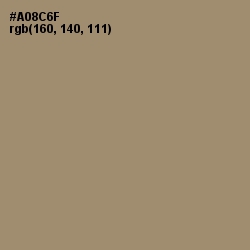 #A08C6F - Sandal Color Image