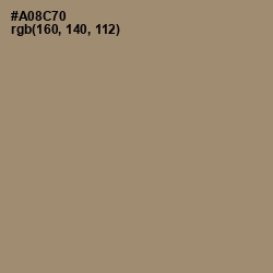 #A08C70 - Pharlap Color Image