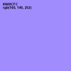 #A08CFC - Dull Lavender Color Image