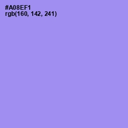 #A08EF1 - Dull Lavender Color Image