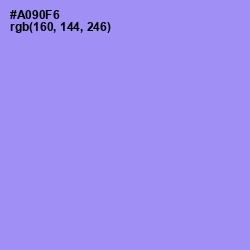 #A090F6 - Dull Lavender Color Image