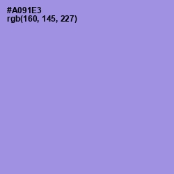 #A091E3 - Dull Lavender Color Image