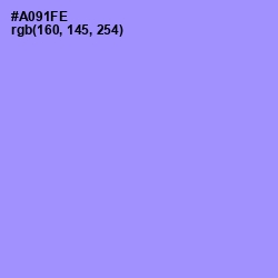 #A091FE - Dull Lavender Color Image
