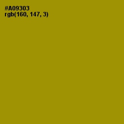 #A09303 - Hot Toddy Color Image