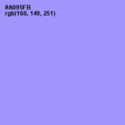 #A095FB - Dull Lavender Color Image