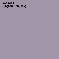 #A096A7 - Amethyst Smoke Color Image