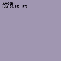 #A096B1 - Amethyst Smoke Color Image