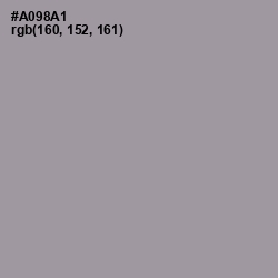 #A098A1 - Amethyst Smoke Color Image