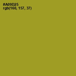 #A09D25 - Lemon Ginger Color Image
