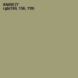 #A09E77 - Donkey Brown Color Image